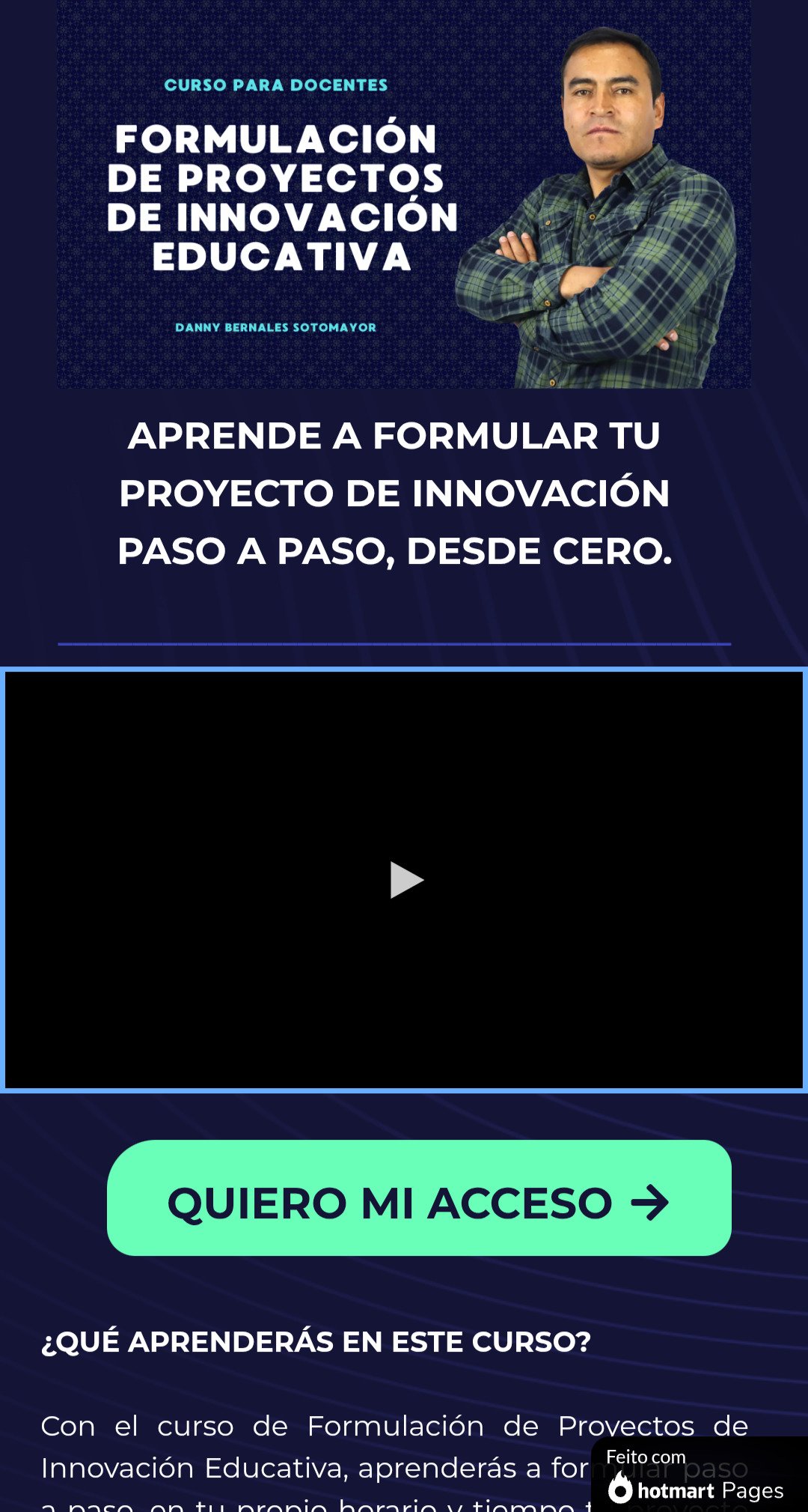 Danny Bernales Sotomayor Proyectos de Innovación Educativa